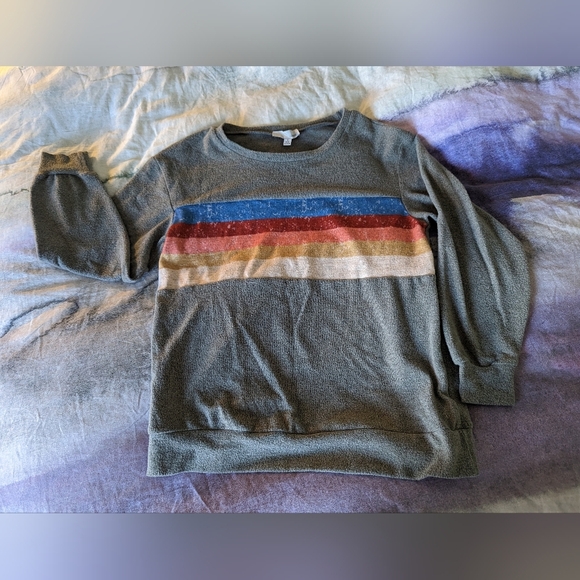 Luukse Rainbow Long-Sleeve Top - Picture 2 of 6